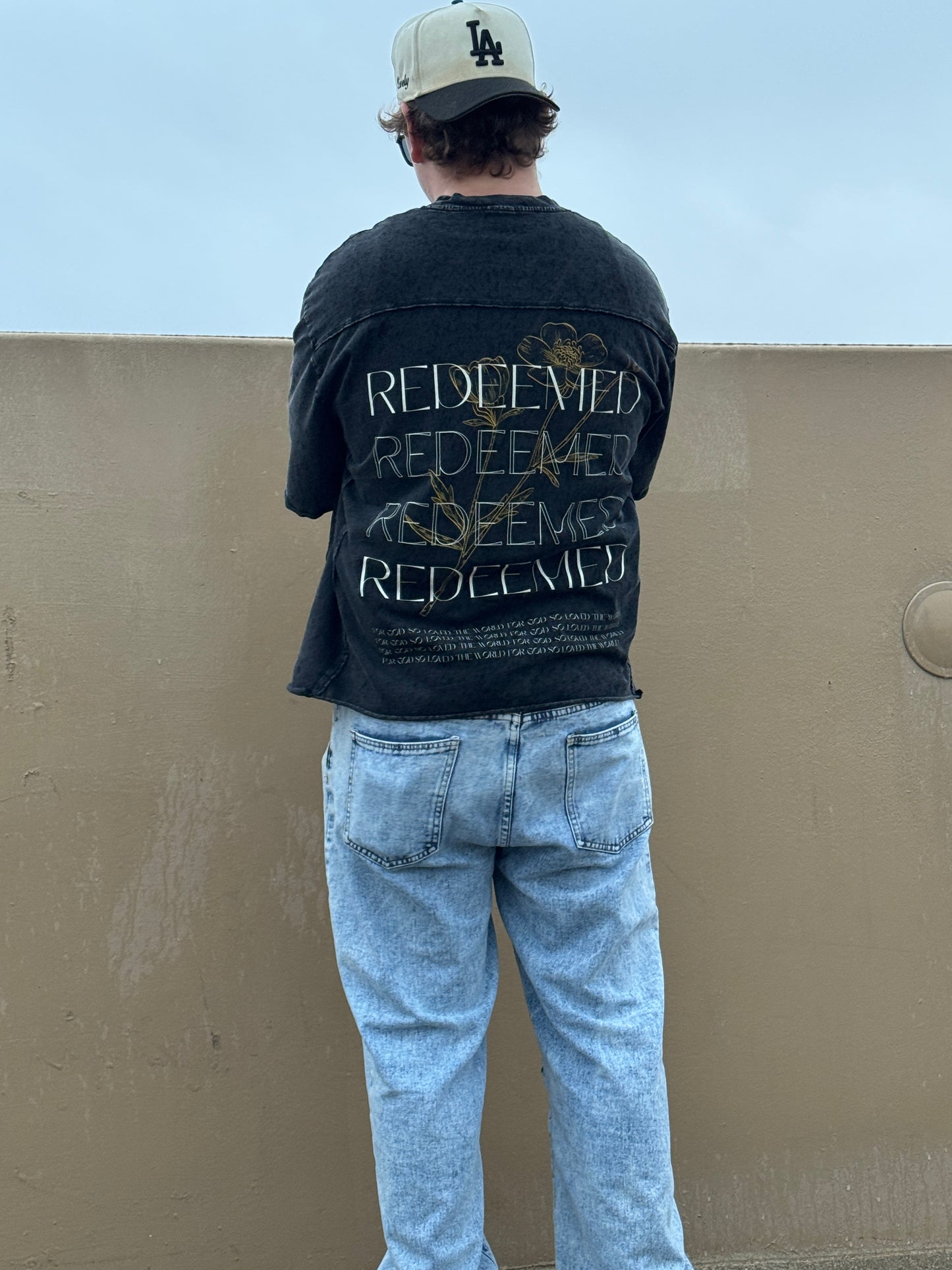 Raw Edge Snow Washed Flora REBOOT